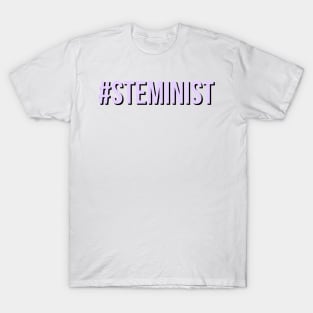 #steminist in purple T-Shirt